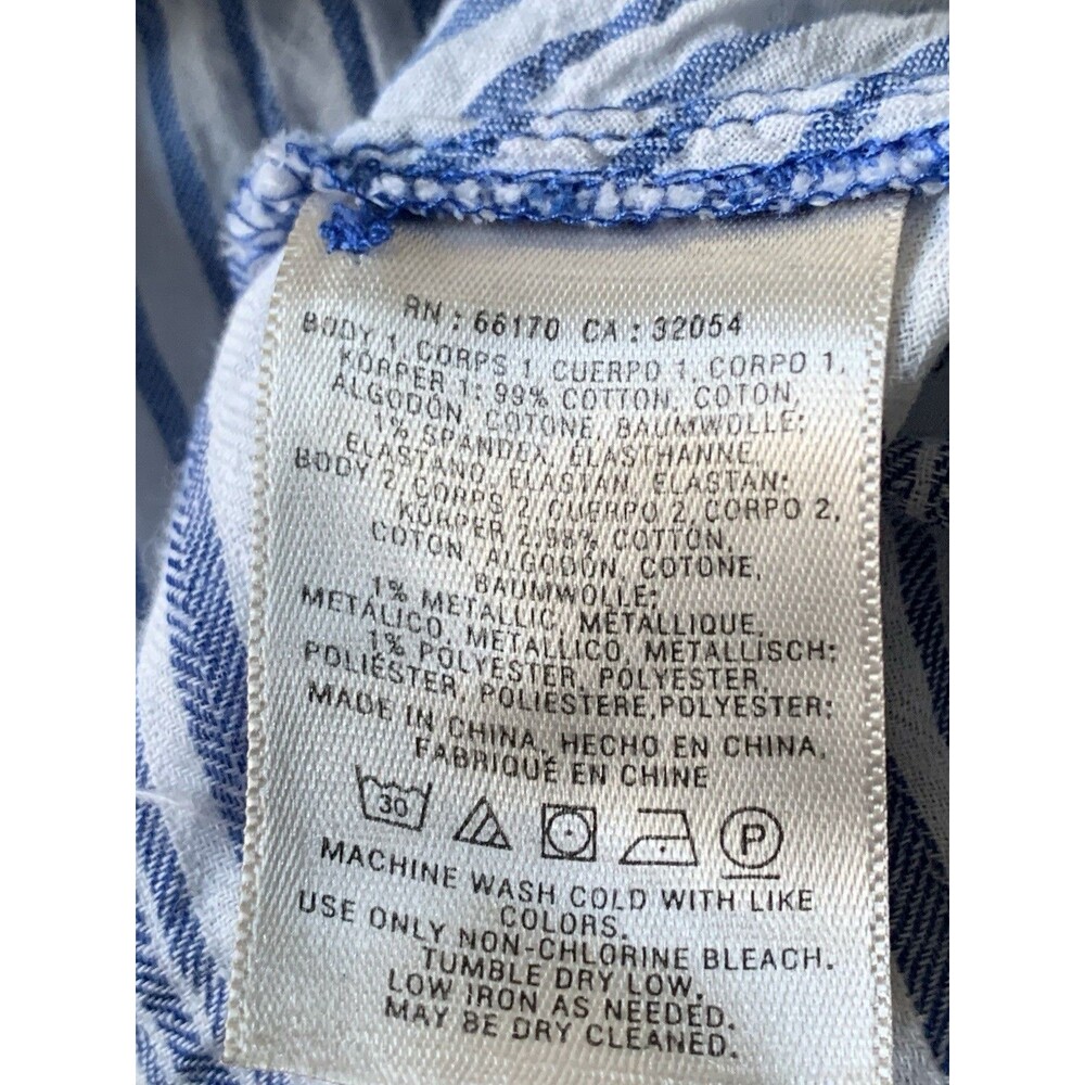 Anthropologie Holding Horses Top Faux Wrap Front Cotton Sz M - Picture 6 of 7